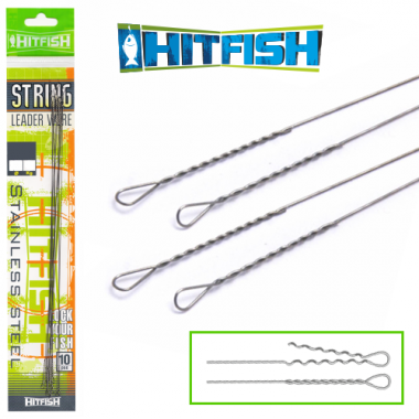 Поводок струна Hitfish String Leader 250мм - 0.35мм - 13кг