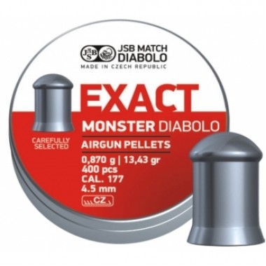 Пули пневматические EXACT Monster Diabolo 4,5 мм 0,87 грамма (400 шт.)  4,5 мм