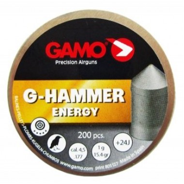 Пули пневматические GAMO G-Hammer 4,5мм 1,0г (200шт)