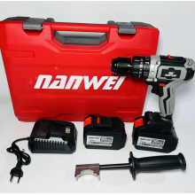 Шуруповерт NANWEI 20V  2 Li-ion батареи емкостью по 6 А*ч