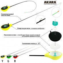 Зимняя удочка Akara Finezza L (1-3,6гр)