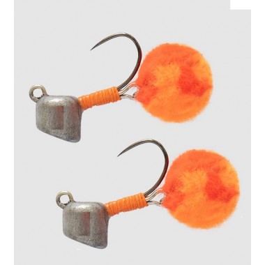 Джиг-головка с подвесом Jackall Timon Egg Pompon 1gr Ikura