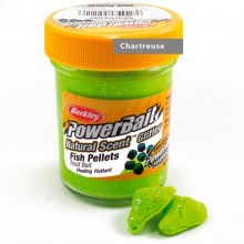 ПАСТА ФОРЕЛЕВАЯ BERKLEY Powerbait Natural Scent Glitter Trout Bait (50 г) Fish Pellet Chartreuse