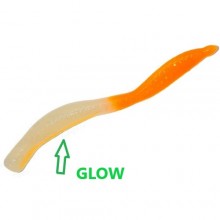 Cool Place Trout Lures Flat Worm 7шт, 80мм,glow/оранж