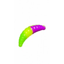 Слаг Cool Place Trout Lures Maggot (салатово-желто-фиолетовый) (сыр)