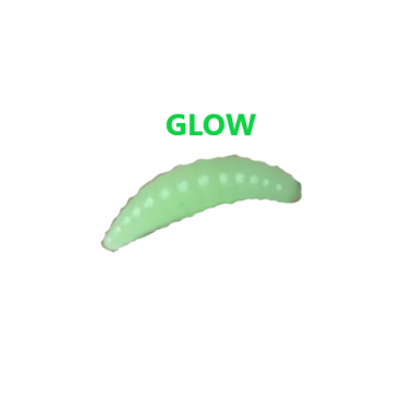Слаг Cool Place Trout Lures Maggot мятный GLOW (сыр)