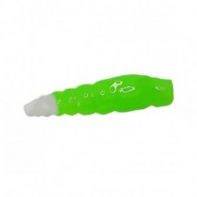 Слаг плавающий Cool Place Trout Lures Личинка 28мм Stretch (зелено-белый))
