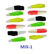 Слаг плавающий Cool Place Trout Lures Личинка 28мм Stretch (MIX)