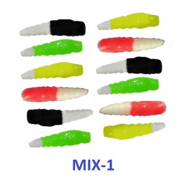 Слаг плавающий Cool Place Trout Lures Личинка 28мм Stretch (MIX)