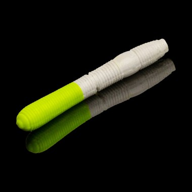 Слаг Soorex TUMBLER 63mm - 7шт в банке, 2.1гр -305 White-Chartreuse