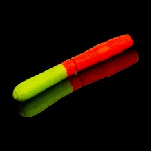Слаг Soorex TUMBLER 63mm - 7шт в банке, 2.1гр -307 Orange-Chartreuse