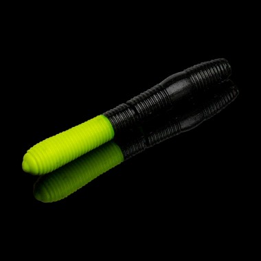 Слаг Soorex TUMBLER 63mm - 7шт в банке, 2.1гр -310 Black-Chartreuse