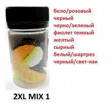 Слаг Neon 68 Maggot 2XL''40 мм(8шт) сыр микс 1