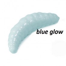 Мягкая приманка Trout Zone Maggot 1.3 blue glow СЫР