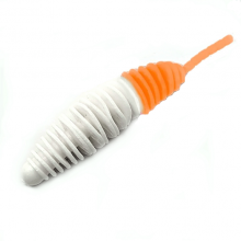 Мягкая приманка Trout Zone Plamp 2,5" White/orange СЫР Мягкая приманка Trout Zone Plamp 2,5" White/orange СЫР