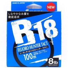 Леска флюорокарбоновая Kureha Seaguar R18 Fluoro Hunter Tact [Clear] 100m