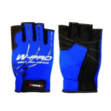 Перчатки рыболовные безпалые Wonder Gloves W-Pro синие WG-FGL054 XL