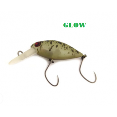 Воблер Rodio Craft Moca Rattle DR 2 Hooks F цв 20 (glow)