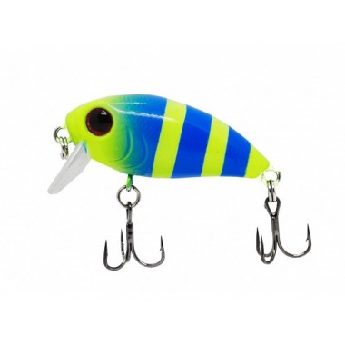 Воблер Mottomo Stalker SSR 36F цв Blue Chartreuse